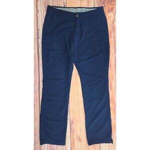 Under Armour Mens Navy Blue‎ Straight-Leg Pants 34x30